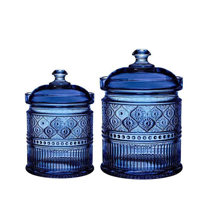 Godinger Claro Blue Medium Canister