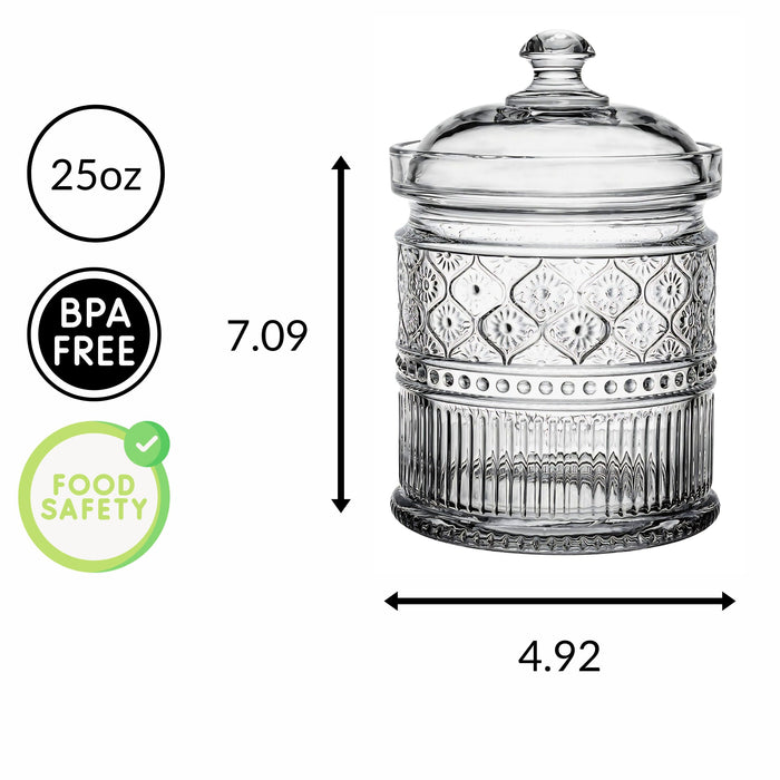 Godinger Claro Clear Medium Canister