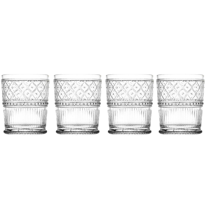 godinger Claro Double Old Fashion Set of 4