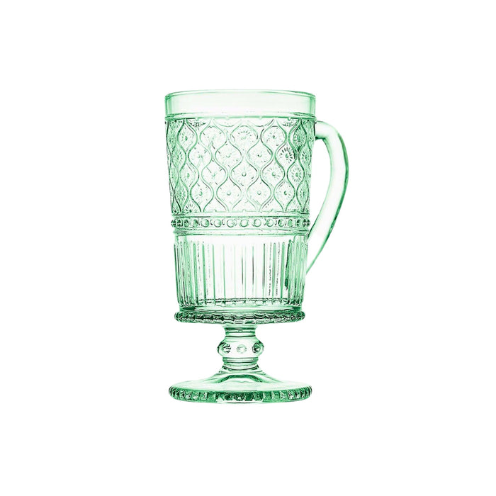 Godinger Claro Green Footed Coffee Mug Set Of 4