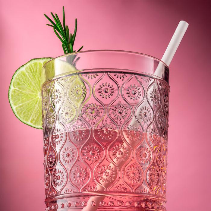Godinger Claro Pink Acrylic Highball Set Of 4