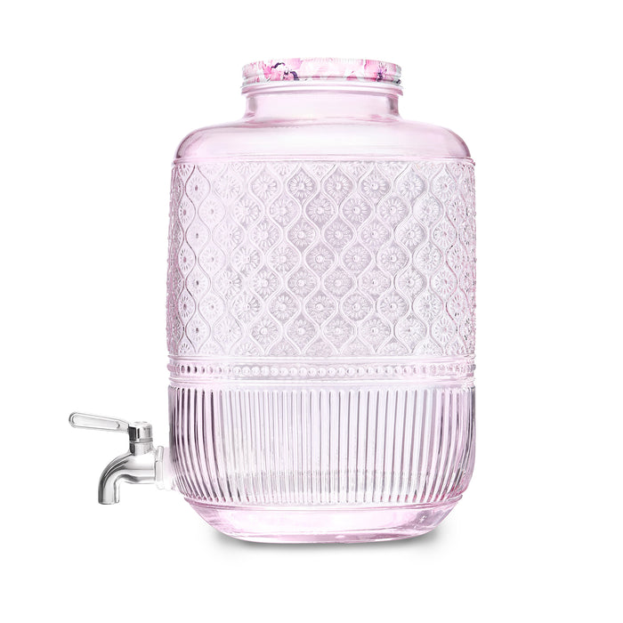 Godinger Claro Pink Beverage Dispenser