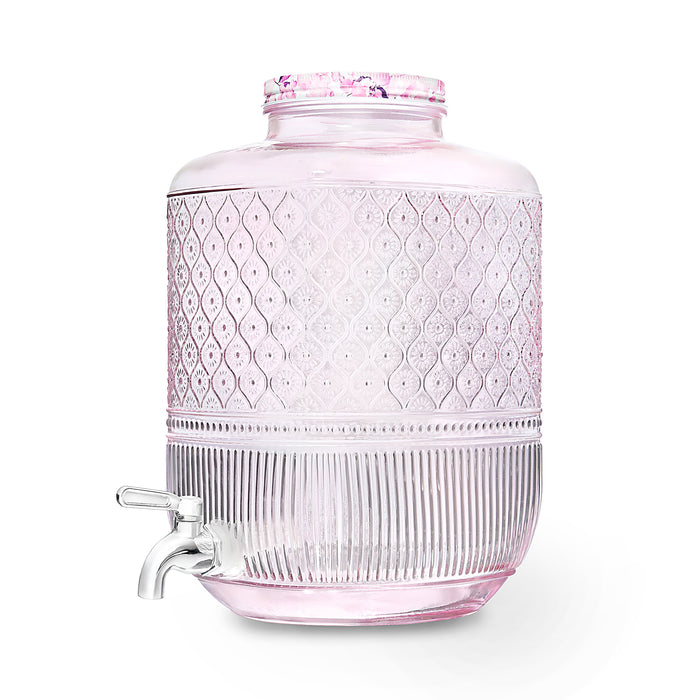 godinger Claro Pink Beverage Dispenser