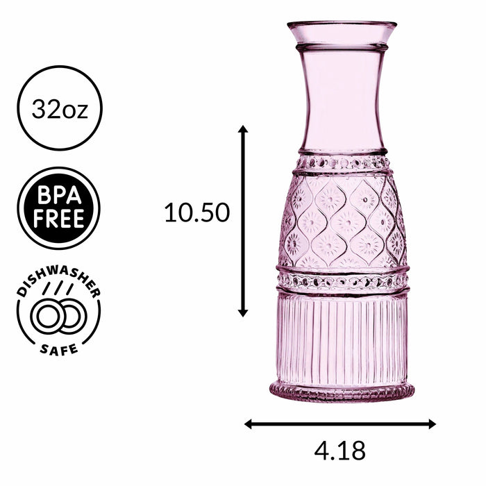 Godinger Claro Pink Carafe