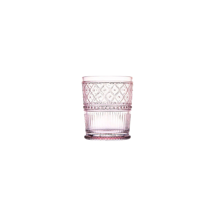 Godinger Claro Pink Double Old Fashion Set Of 4