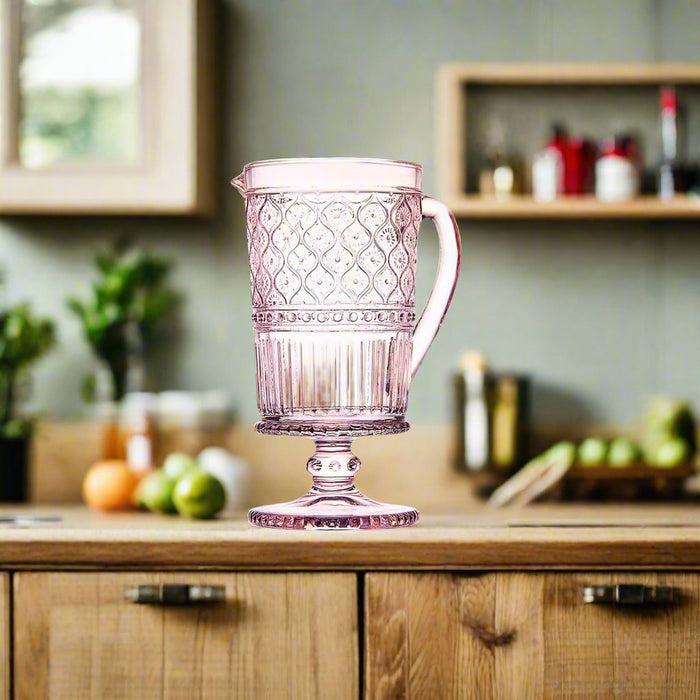 Godinger Claro Pink Footed Coffee Mug Set Of 4