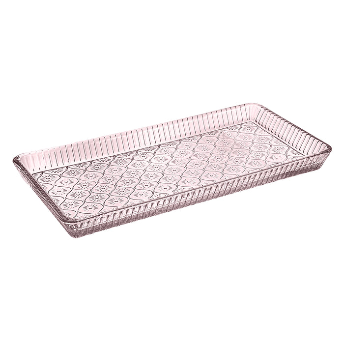 Godinger Claro Pink Serving Tray