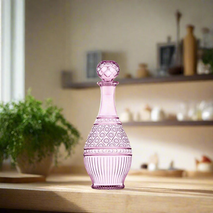 Godinger Claro Pink Wine Decanter
