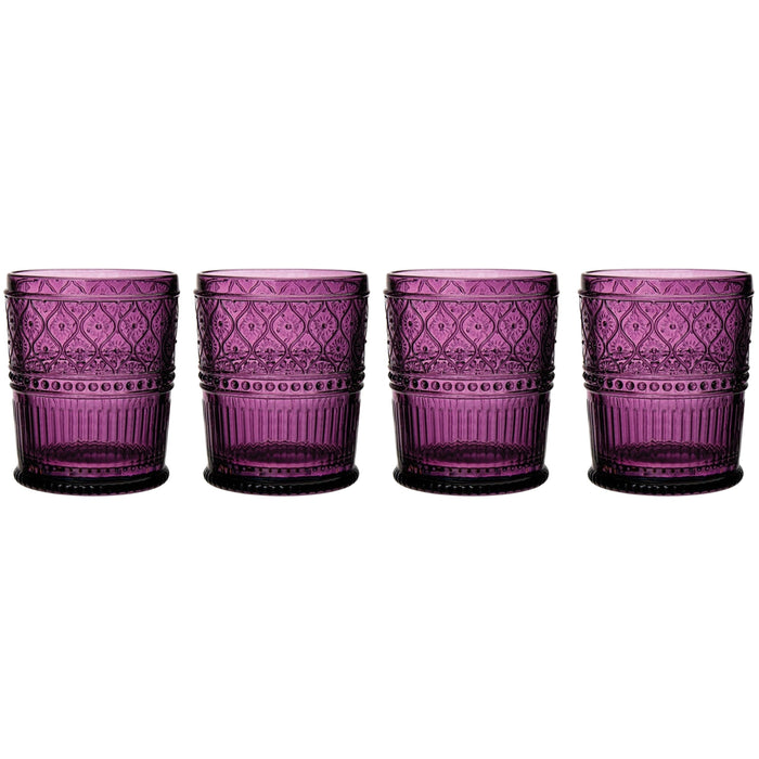 godinger Claro Plum Double Old Fashion Set of 4