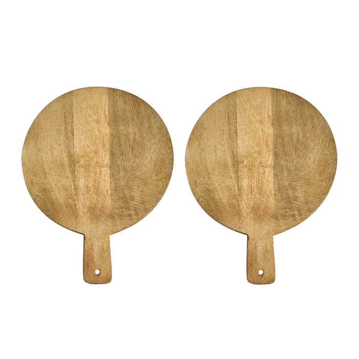 Godinger Claro Round Paddle Board Set