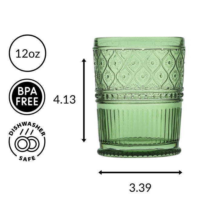 Godinger Claro Sage Double Old Fashion Set Of 4