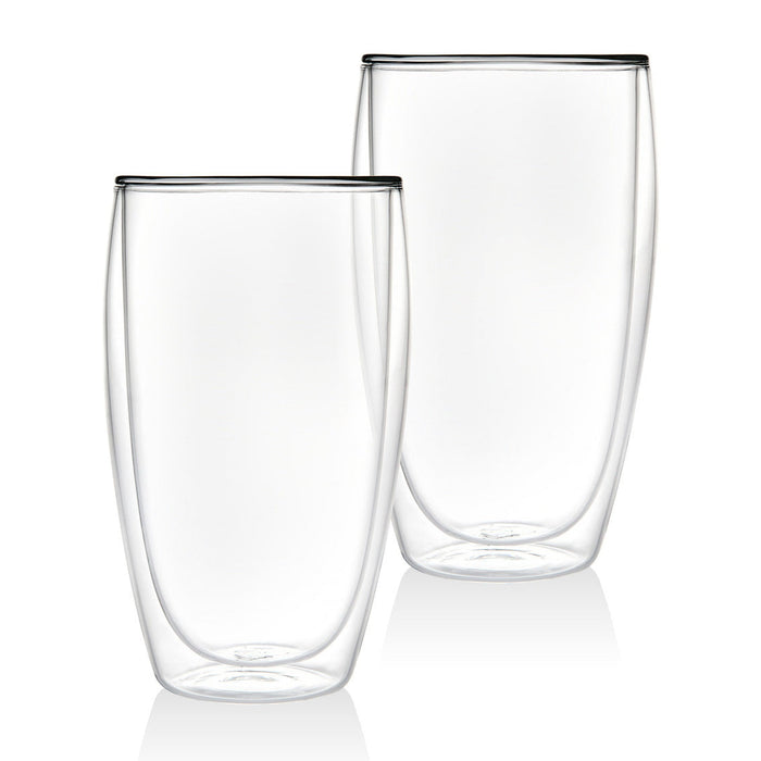 Godinger Coffee Double Wall Tumbler Large Set Of 2