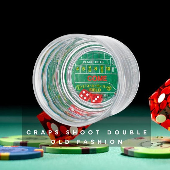 Godinger Craps Shoot Double Old Fashion