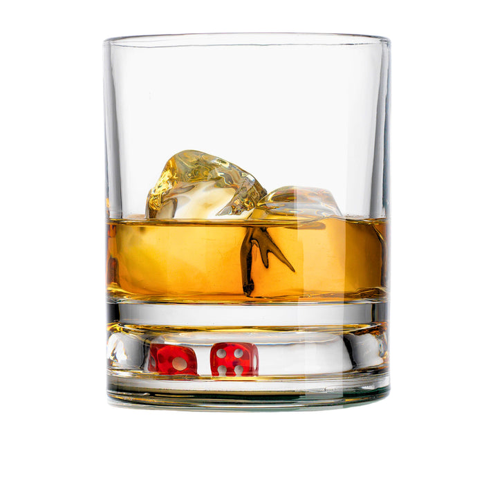 godinger Craps Shoot Double Old Fashion