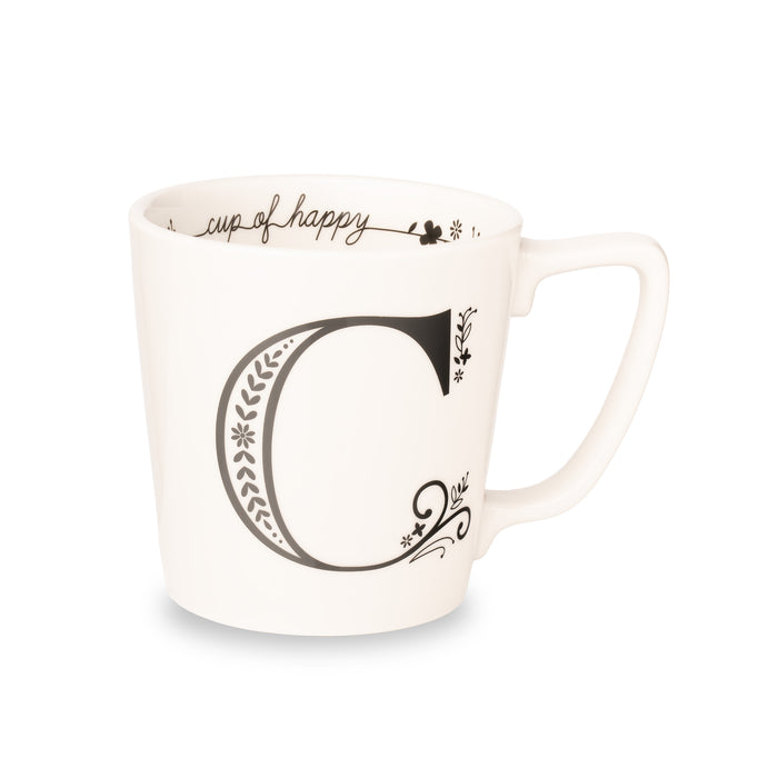 godinger Cup of Happy Letter Mug C