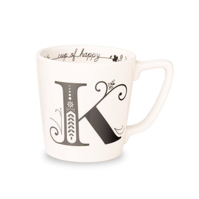 godinger Cup of Happy Letter Mug K