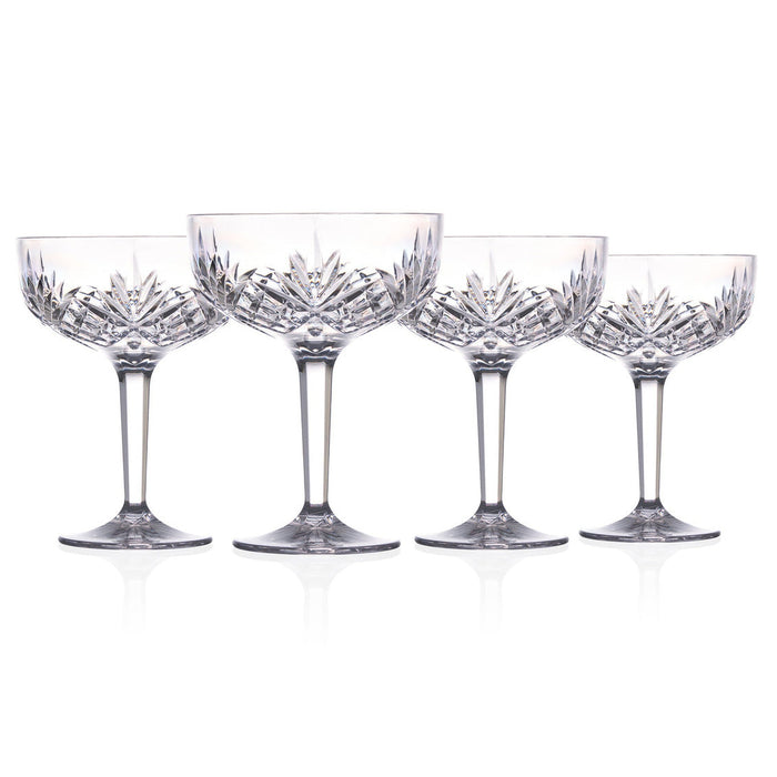 godinger Dublin Acrylic Champagne Coupe Set of 4