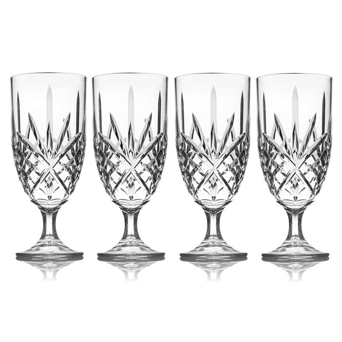 Godinger Dublin Acrylic Water Goblet Set Of 4