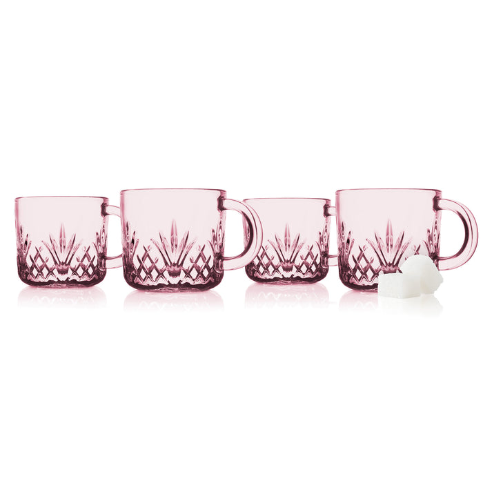 Godinger Dublin Blush Espresso Mug Set Of 4
