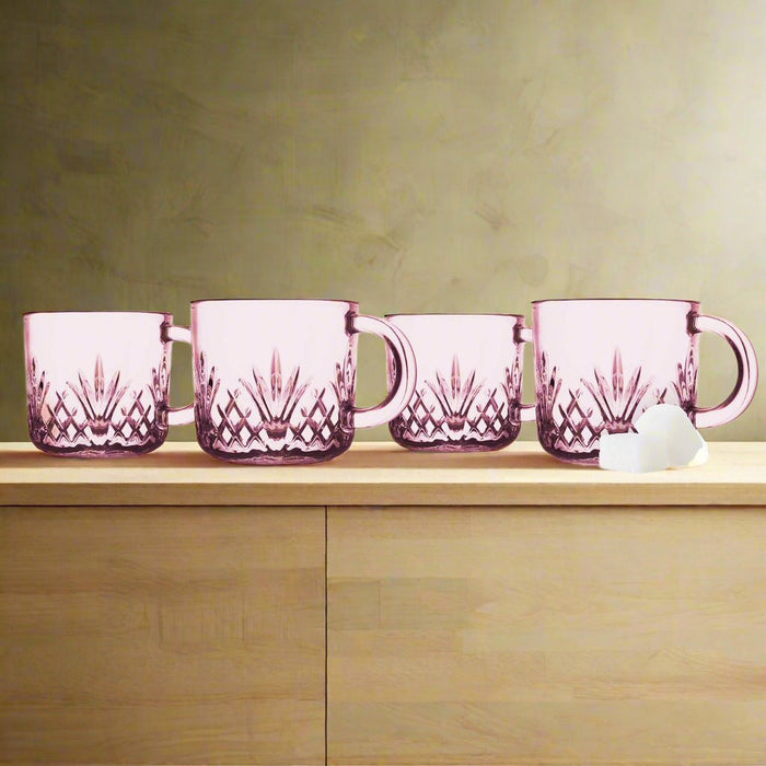 Godinger Dublin Blush Espresso Mug Set Of 4