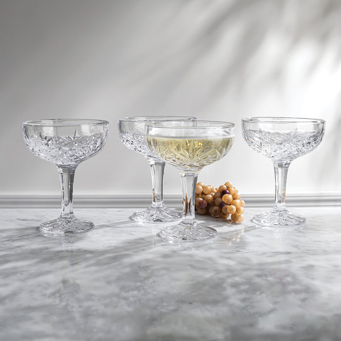 Godinger Dublin Champagne Coupe Set Of 4
