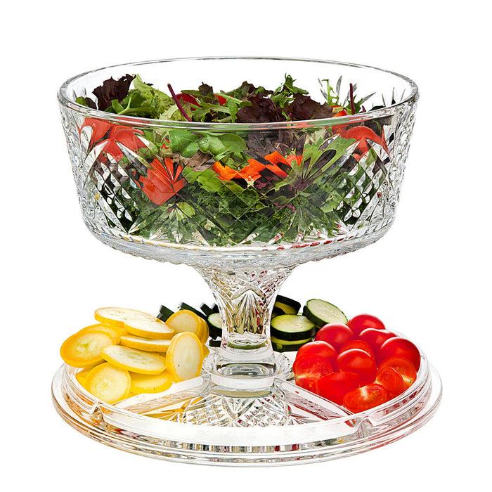 Godinger Dublin Crystal 4 In 1 Cake Dome