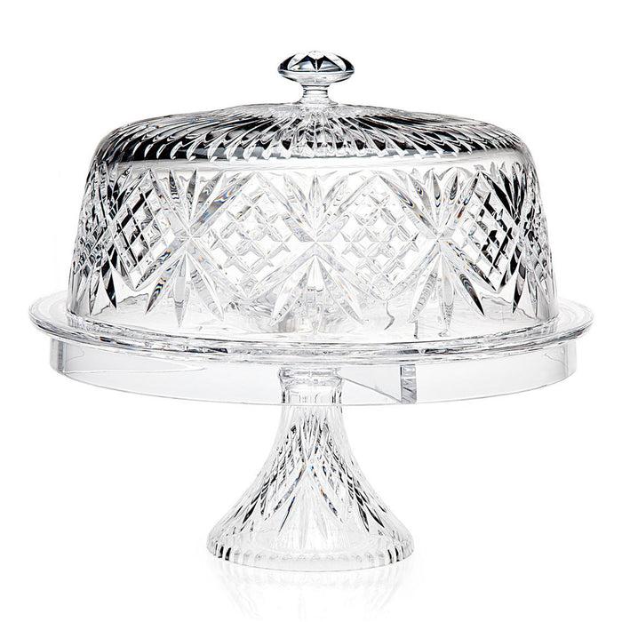 godinger Dublin Crystal 4 In 1 Cake Dome