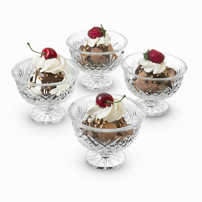 Godinger Dublin Crystal 5 Piece Dessert Set