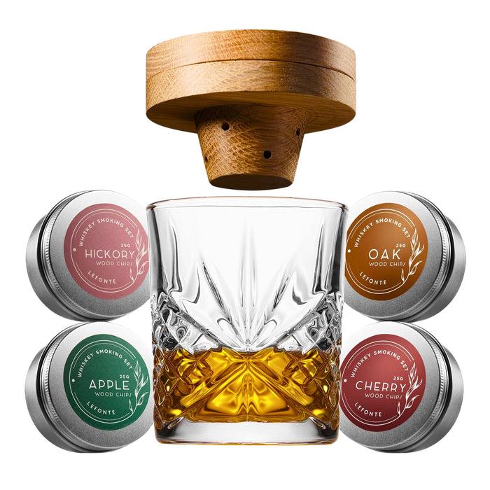 Godinger Dublin Crystal 9 Piece Whiskey Smoker Set