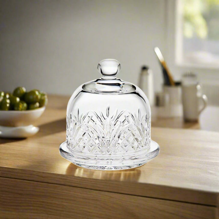 Godinger Dublin Crystal Butter Dome Set