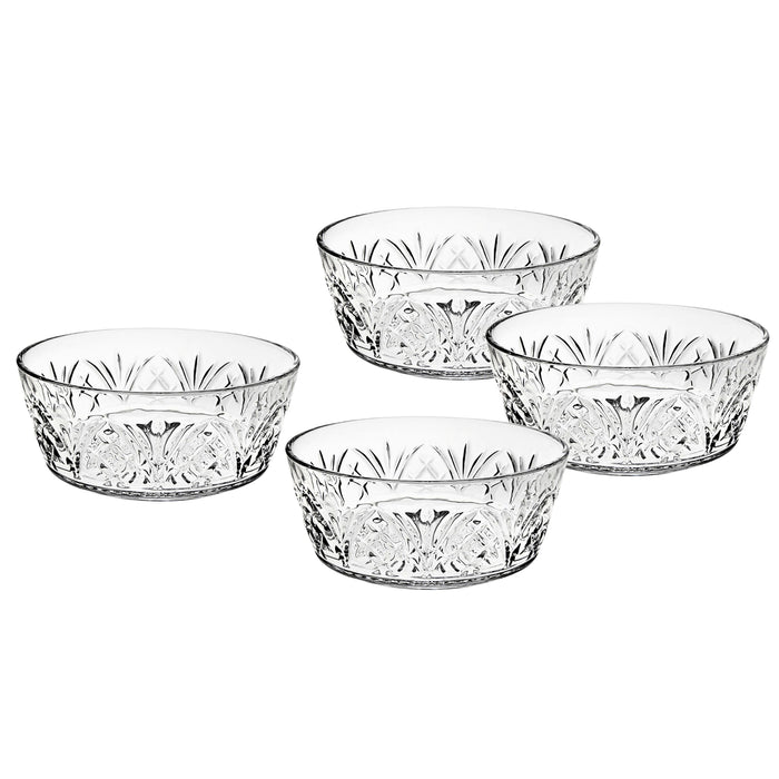 godinger Dublin Crystal Cereal Bowls Set of 4