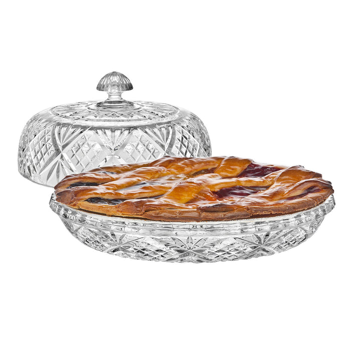 Godinger Dublin Crystal Covered Pie Dome