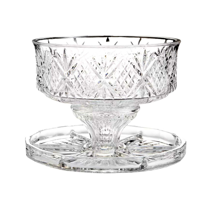 Godinger Dublin Crystal Footed Cake Dome