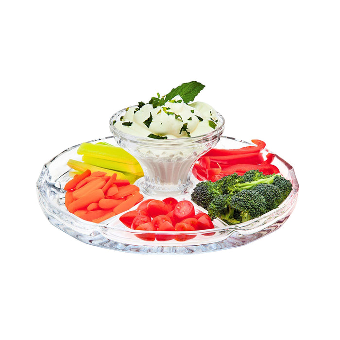 Godinger Dublin Crystal Footed Cake Dome