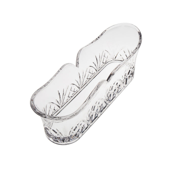 Godinger Dublin Crystal Fork & Spoon Caddy