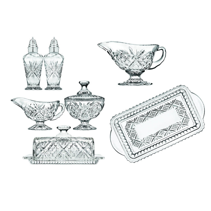 godinger Dublin Crystal Hostess 8 Piece Set