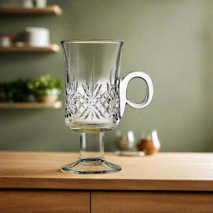 Godinger Dublin Crystal Irish Coffee Mug Set Of 4