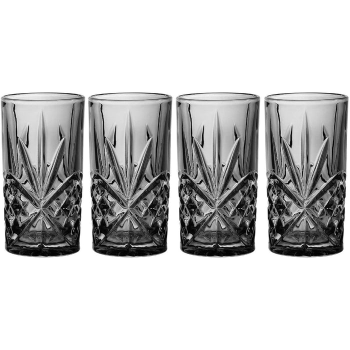 godinger Dublin Crystal Midnight Highball Set of 4