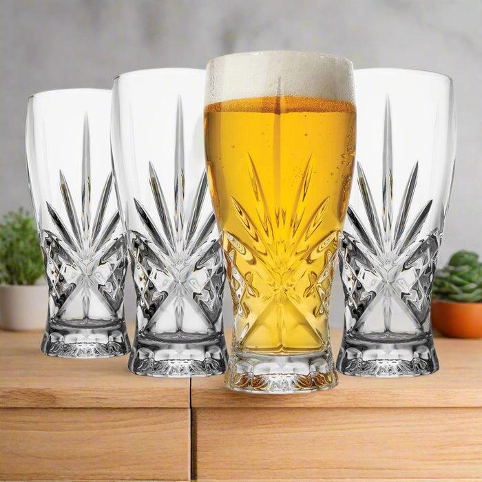 Godinger Dublin Crystal Pint Set Of 4