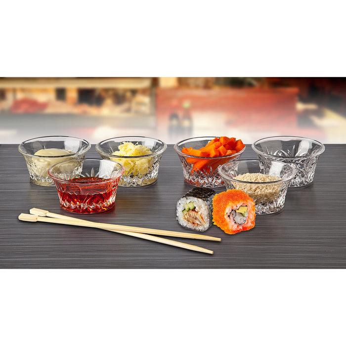 Godinger Dublin Crystal Prep Bowl Set Of 6