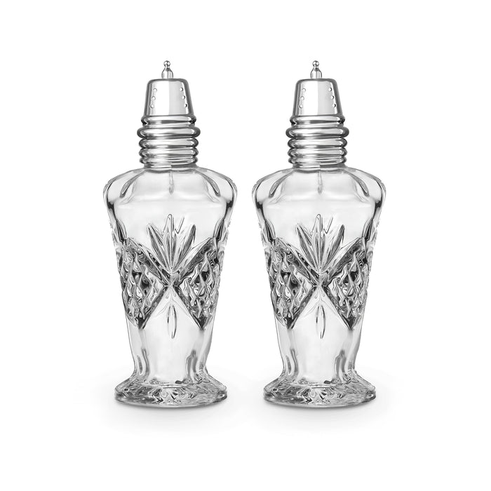 godinger Dublin Crystal Salt & Pepper Shaker Set
