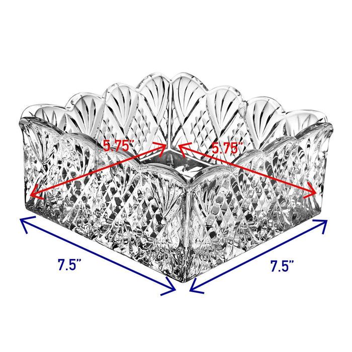 Godinger Dublin Crystal Scalloped Napkin Holder