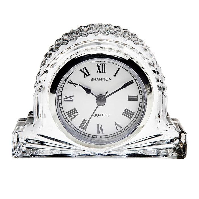 godinger Dublin Crystal Small Mantle Clock