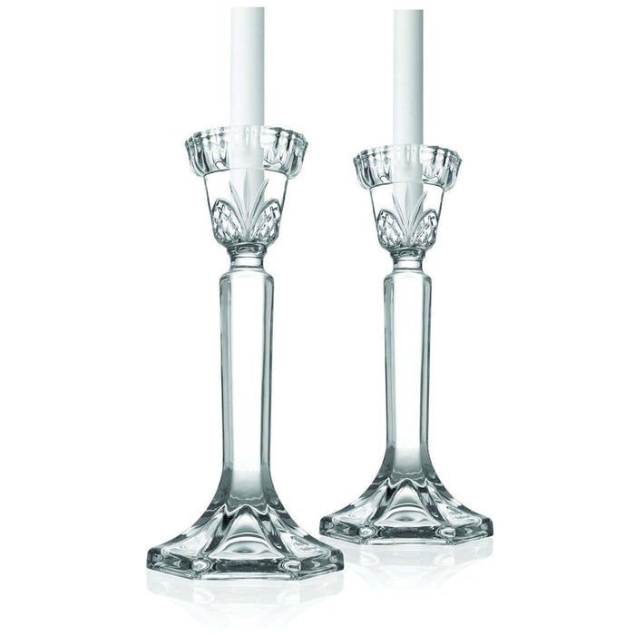 godinger Dublin Crystal Tapered Candlestick Set
