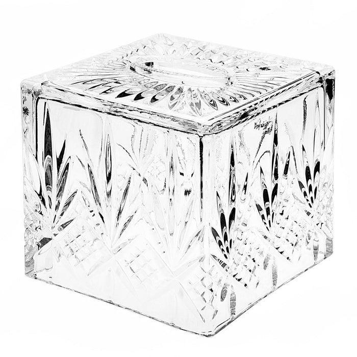 godinger Dublin Crystal Tissue Box