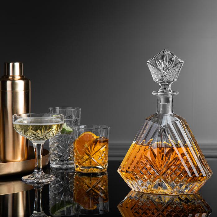 Godinger Dublin Crystal Triangle Decanter