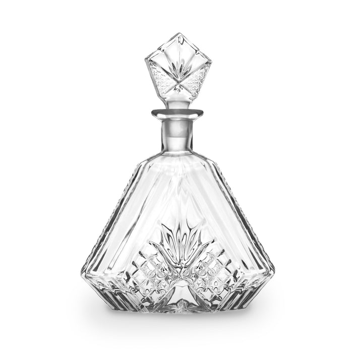 godinger Dublin Crystal Triangle Decanter