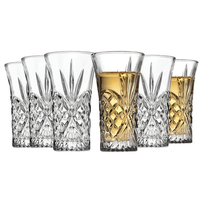 Godinger Dublin Crystal Vodka Shooters Set Of 6