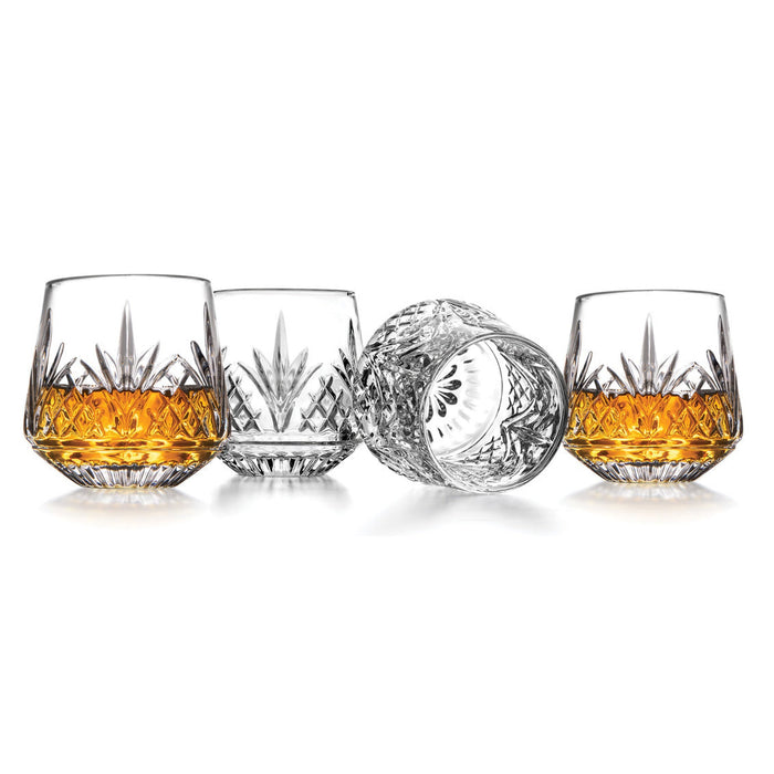 godinger Dublin Crystal Whiskey Set of 4