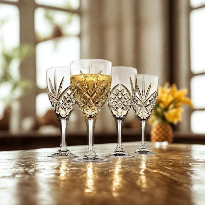Godinger Dublin Crystal White Wine Set Of 4